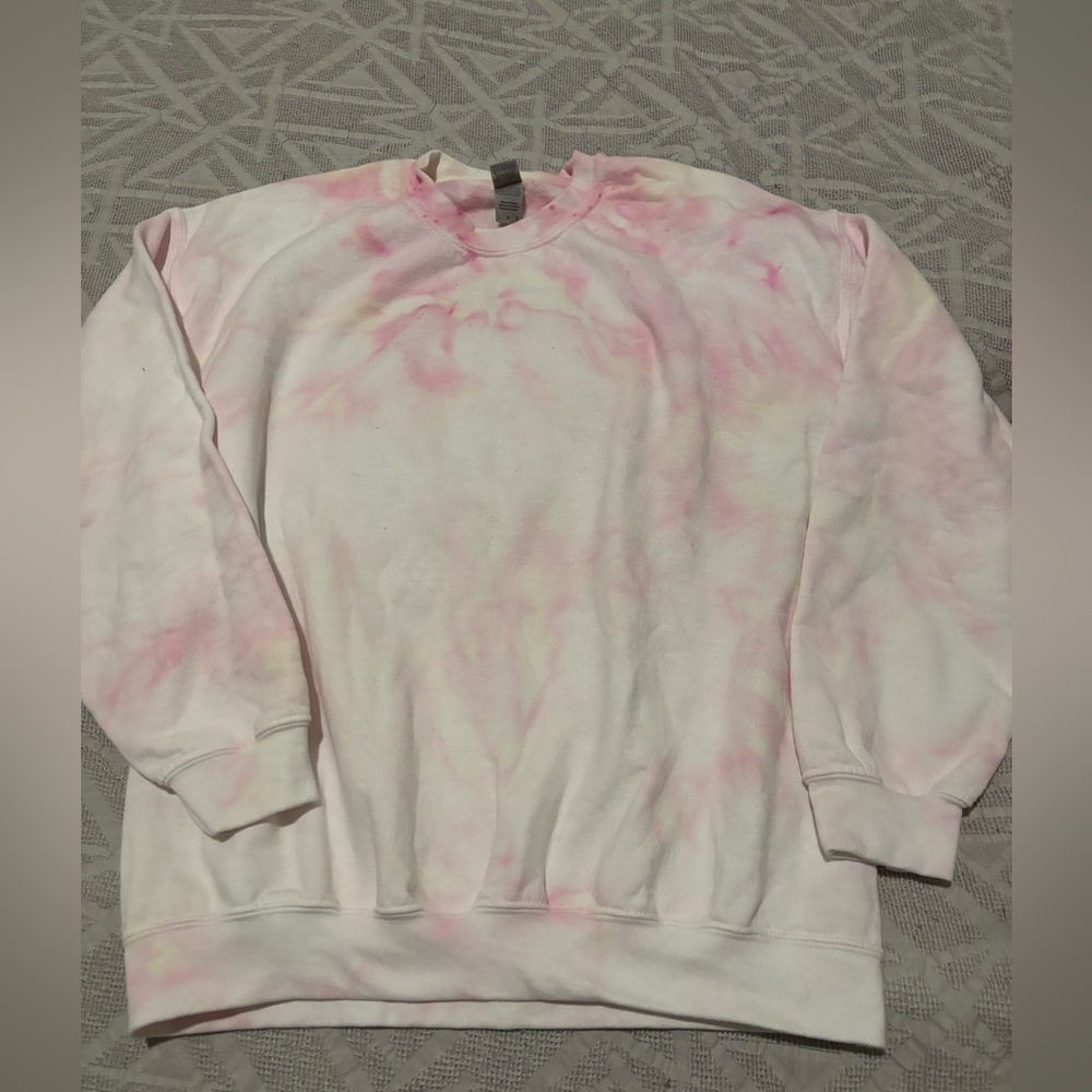 Tie-Dye Adult Large Crewneck Sweatshirt